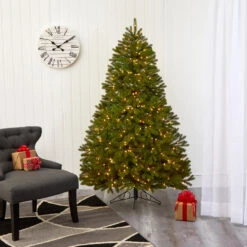 6' Pre-Lit Cambridge Flat Back Artificial Christmas Wall Tree, Warm White LED Lights 15 6' Pre-Lit Cambridge Flat Back Artificial Christmas Wall Tree, Warm White LED Lights -Optimal Christmas Shop t1438 7 17452.1667528960