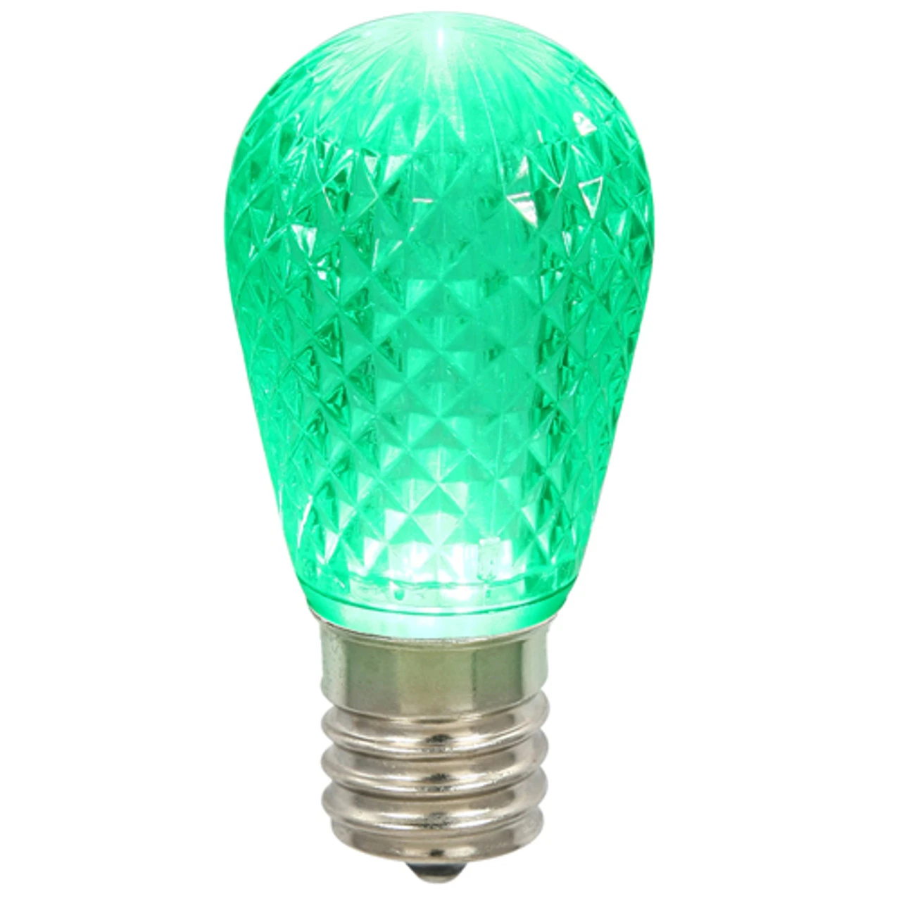 Club Pack Of 25 Green LED Replacement Christmas Bulbs - E26 Base 3 Club Pack Of 25 Green LED Replacement Christmas Bulbs - E26 Base