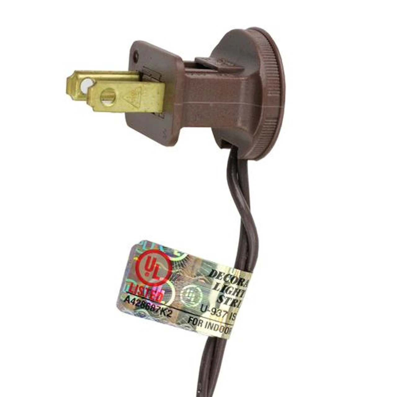 100 Warm White LED C7 Faceted Candlelight Christmas Lights - 33 Ft Brown Wire 5 100 Warm White LED C7 Faceted Candlelight Christmas Lights - 33 Ft Brown Wire - Image 3