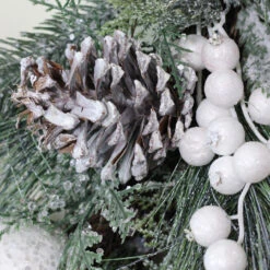 Frosted Mixed Pine And Pine Cone Artificial Christmas Wreath, 24-inch, Unlit -Optimal Christmas Shop tcsgfops9vlol2qvpakn4vewlmzbmeeq 22371.1667488691