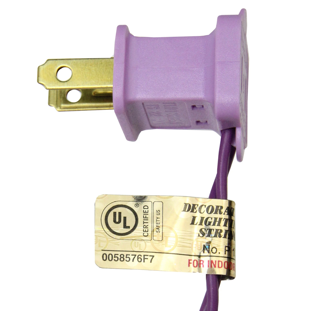 50-Count Clear Incandescent Mini Christmas Light Set, 19ft Purple Wire 5 50-Count Clear Incandescent Mini Christmas Light Set, 19ft Purple Wire - Image 3