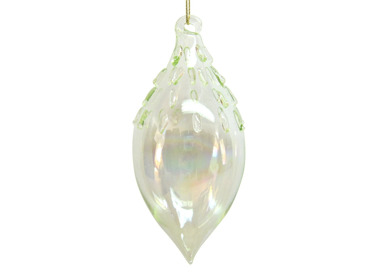 5" Aqua Blue Teardrop Finial Glass Christmas Ornament 3 5" Aqua Blue Teardrop Finial Glass Christmas Ornament