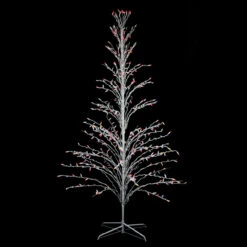 6' White Cascade Twig Tree Christmas Outdoor Decoration - Multi Lights -Optimal Christmas Shop tyj2tcq00b56ws3pvcws1htqyf0vfsov 93078.1667657571