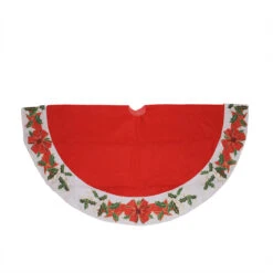 48" Christmas Traditions Red With White Mistletoe Border Christmas Tree Skirt -Optimal Christmas Shop ucbw3wsk5csokhninmdacfpdxxqxiea0 72063.1667659856