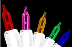 Set Of 100 Shimmering Multi Mini Christmas Lights - White Wire -Optimal Christmas Shop uvymxgl0ajfuwvcm0cwsayqznq2plyku 55143.1680835954