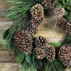 Pine Cones And Foliage Christmas Wreath - 28-Inch, Unlit -Optimal Christmas Shop uxncncqyd974f0vbi6ny6ytaoa6sbemj 22066.1667575694