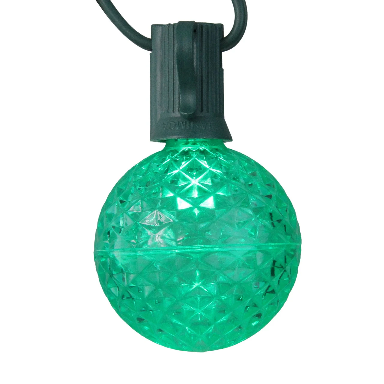 Club Pack Of 25 Green LED G50 Christmas Replacement Bulbs - E12 Base 4 Club Pack Of 25 Green LED G50 Christmas Replacement Bulbs - E12 Base - Image 2