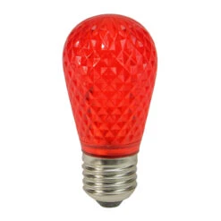 Club Pack Of 25 LED Red Replacement Christmas Light Bulbs - E26 Base