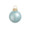 40ct Sky Blue Glass Pearl Christmas Ball Ornaments 1.5" (35mm)