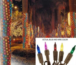 2' X 8' Multi-Color Mini Christmas Net Style Tree Trunk Wrap Christmas Lights - Brown Wire -Optimal Christmas Shop w8uaqqp90s1bnf4sd6i001pior9ar0kx 15892.1667657899