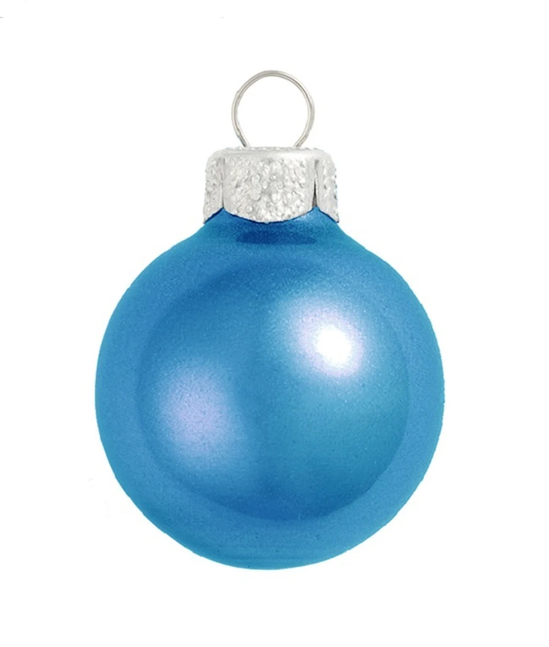 28ct Cobalt Blue Glass Metallic Christmas Ball Ornaments 2" (50mm) 3 28ct Cobalt Blue Glass Metallic Christmas Ball Ornaments 2" (50mm)