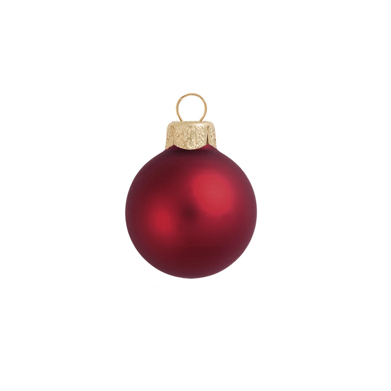 4ct Burgundy Red Matte Glass Christmas Ball Ornaments 4.75" (120mm) 3 4ct Burgundy Red Matte Glass Christmas Ball Ornaments 4.75" (120mm)