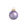 40ct Lavender Purple Matte Glass Christmas Ball Ornaments 1.5" (40mm)