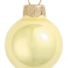28ct Soft Yellow Pearl Glass Ball Christmas Ornaments 2" (50mm) -Optimal Christmas Shop wj4fmyned88i4gxp4nodal9xsxhhsumc 77535.1667684685