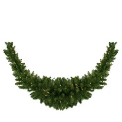 60" Pre-Lit Eastern Pine Artificial Christmas Swag - Clear Lights