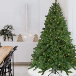 6.5' Pre-Lit Chatham Pine Artificial Christmas Tree, Clear Lights -Optimal Christmas Shop ww multi treestand 71089.1667540257