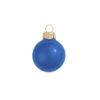 40ct Delft Blue Glass Pearl Christmas Ball Ornaments 1.5" (35mm)