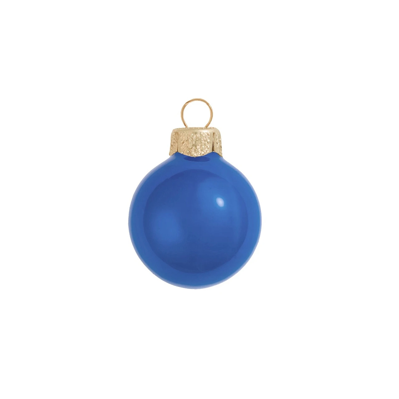 40ct Delft Blue Pearl Glass Christmas Ball Ornaments 1.25" (30mm) 3 40ct Delft Blue Pearl Glass Christmas Ball Ornaments 1.25" (30mm)