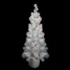 3.5' X 18'' Pre-Lit Potted Flocked White Tinsel Artificial Christmas Tree - Clear Lights -Optimal Christmas Shop wx5pechnzi6muofrwsqtyncfiakjyz5a 20880.1667520799