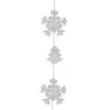 12 Battery Operated White LED Snowflake And Tree Mini Christmas Lights - 5.5 Ft Clear Wire -Optimal Christmas Shop x2o1rgsayuqgrgyr0724vpnhkioahbqd 51818.1667664537