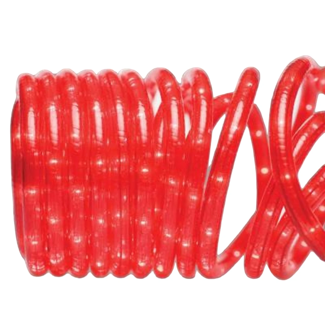 18' Red Clear Lights Outdoor Decorative Christmas Rope Light 3 18' Red Clear Lights Outdoor Decorative Christmas Rope Light