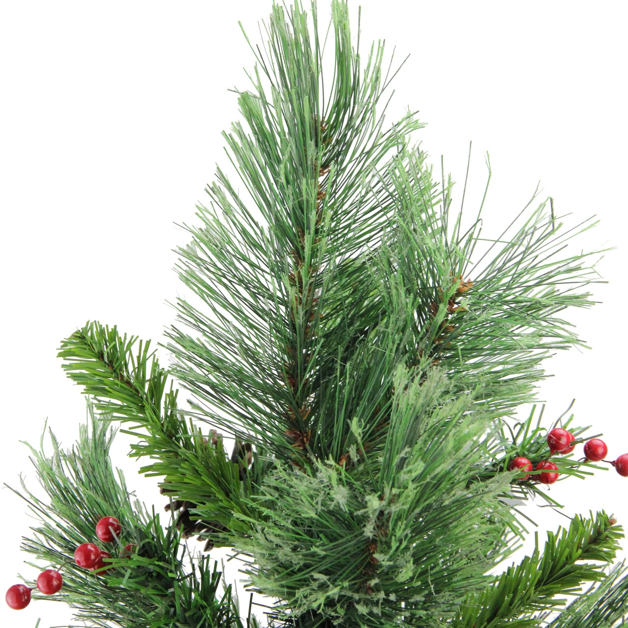24" Mixed Cashmere Berry Pine Medium Artificial Christmas Tree - Unlit 4 24" Mixed Cashmere Berry Pine Medium Artificial Christmas Tree - Unlit - Image 2