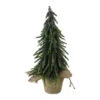 14" Green Glitter Weeping Mini Pine Christmas Tree In Burlap Covered Vase - Unlit -Optimal Christmas Shop youmyccmnrdaenp95pkurhnnnb10hukt 18141.1667575628