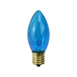 Pack Of 25 Incandescent C9 Blue Christmas Replacement Bulbs