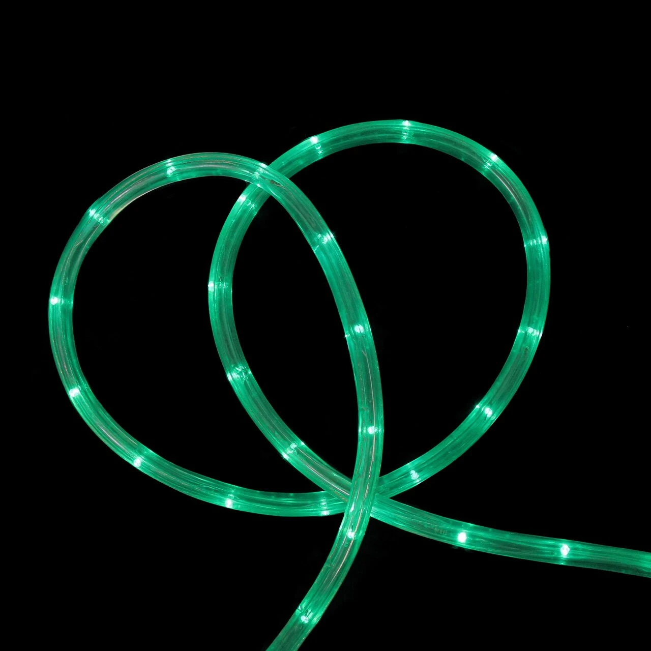 18ft Green LED Christmas Rope Lights 3 18ft Green LED Christmas Rope Lights