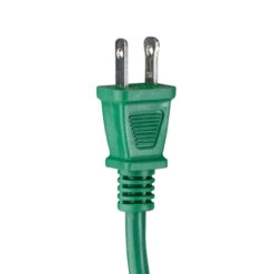 40' Green 2-Prong Outdoor Extension Power Cord With End Connector 7 40' Green 2-Prong Outdoor Extension Power Cord With End Connector -Optimal Christmas Shop ys90568 2 22502.1667560778