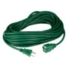40' Green 2-Prong Outdoor Extension Power Cord With End Connector 1 40' Green 2-Prong Outdoor Extension Power Cord With End Connector -Optimal Christmas Shop ys90568 32757.1667560778