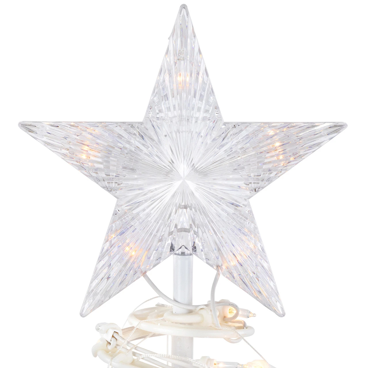 Set Of 3 Clear Lighted Spiral Christmas Trees - 3', 4', And 6' 6 Set Of 3 Clear Lighted Spiral Christmas Trees - 3', 4', And 6' - Image 4