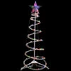 3ft Lighted Spiral Cone Tree Outdoor Christmas Decoration, Multi Lights -Optimal Christmas Shop ys multitree small 57911.1667655641