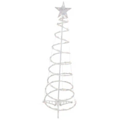 4ft Lighted Spiral Cone Tree Outdoor Christmas Decoration, Clear Lights 8 4ft Lighted Spiral Cone Tree Outdoor Christmas Decoration, Clear Lights -Optimal Christmas Shop ys wwtree medium 1 60838.1667528778