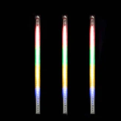 48 LED Clear Dripping Icicle Tube Christmas Lights - White Wire