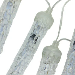 16ct Transparent Dripping Icicles Snowfall Christmas Light Tubes - 14.25 Ft Clear Wire -Optimal Christmas Shop zbz1svrdtjjqxjwxw10frozobog9v9v6 47515.1667488385