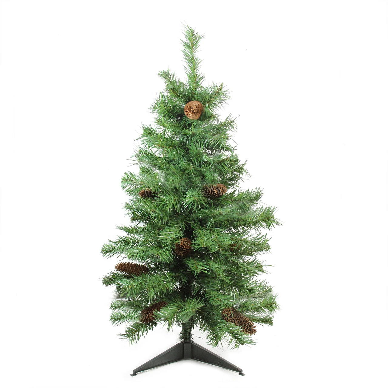 3' Medium Dakota Pine Artificial Christmas Tree, Unlit 3 3' Medium Dakota Pine Artificial Christmas Tree, Unlit